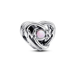 Charm Pandora Corazón y Madre